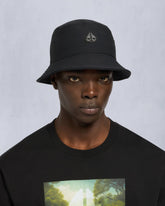LOGO ICON BUCKET HAT-BLACK