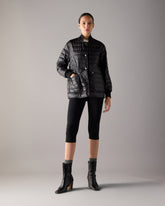 TRANSIT LIGHTWEIGHT DOWN BOMBER JACKET-BLACK