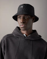 LOGO ICON BUCKET RAIN HAT-BLACK