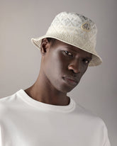 MONOGRAM ICON BUCKET HAT-ALABASTER MONOGRAM