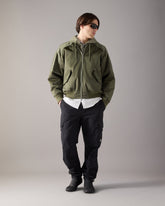 GEORGIE BOMBER JACKET-ARTICHOKE