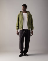 ROLAND BUNNY REVERSIBLE HOODIE-ARTICHOKE