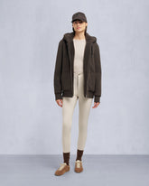 CLASSIC BUNNY HOODIE-ESPRESSO