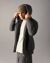 CLASSIC BUNNY HOODIE-CEMENT