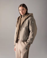 EATON BUNNY REVERSIBLE HOODIE-ASHEN