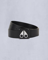LARGE LOGO BELT-SILVER