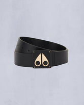 LARGE LOGO BELT-GOLD