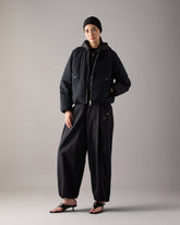 TEGAN DOWN BOMBER JACKET-BLACK