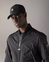 CRESCENT LOGO CAP-BLACK