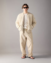 BRIXTON DOWN BOMBER JACKET-ALABASTER