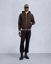 BRIXTON DOWN BOMBER JACKET-ESPRESSO