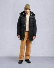 GOLD SERIES SHEARLING TRIM STIRLING PARKA-BLACK/BLACK