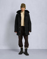 ORIGINAL SHEARLING TRIM STIRLING PARKA-BLACK/BLACK
