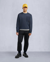 DALON CREWNECK SWEATSHIRT-NAVY