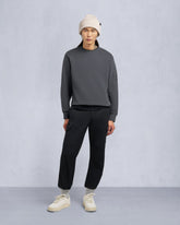 HARTSFIELD CREWNECK SWEATSHIRT-CEMENT