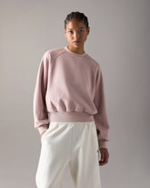YYZ CREWNECK SWEATSHIRT-ROSEWOOD