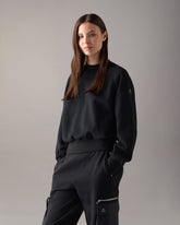 YYZ CREWNECK SWEATSHIRT-BLACK