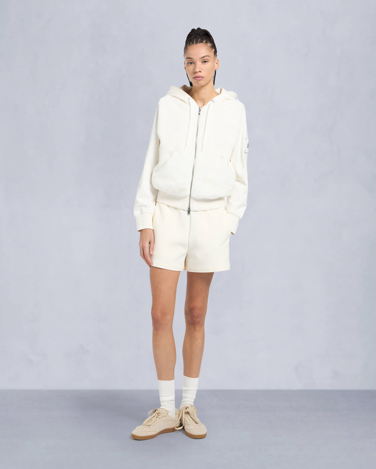 ROSLYN BUNNY HOODIE-MILKY WAY