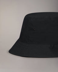 LOGO ICON BUCKET RAIN HAT-BLACK