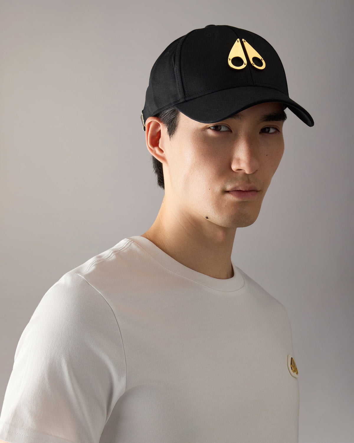 GOLD SERIES LOGO ICON BASEBALL CAP-BLACK