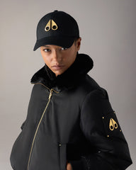 GOLD SERIES LOGO ICON BASEBALL CAP-BLACK