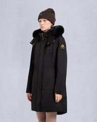 GOLD SERIES SATIN STIRLING PARKA-BLACK