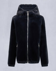 SIMCOE BUNNY REVERSIBLE HOODIE-NAVY