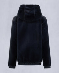 SIMCOE BUNNY REVERSIBLE HOODIE-NAVY
