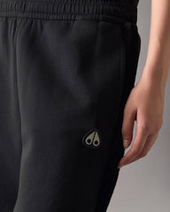 MIXED MEDIA BUNNY PANTS-BLACK